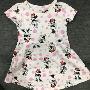 cute minnie short sleeve dress